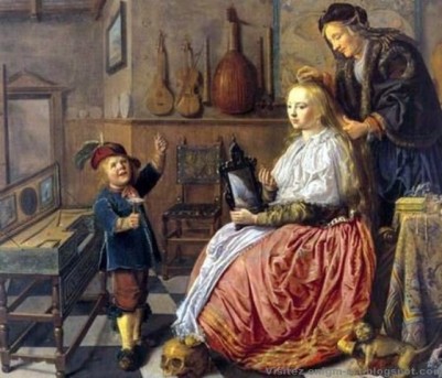 Molemaer, Allégorie de la Vanité ou Femme à sa toilette, 1633 [31][2]